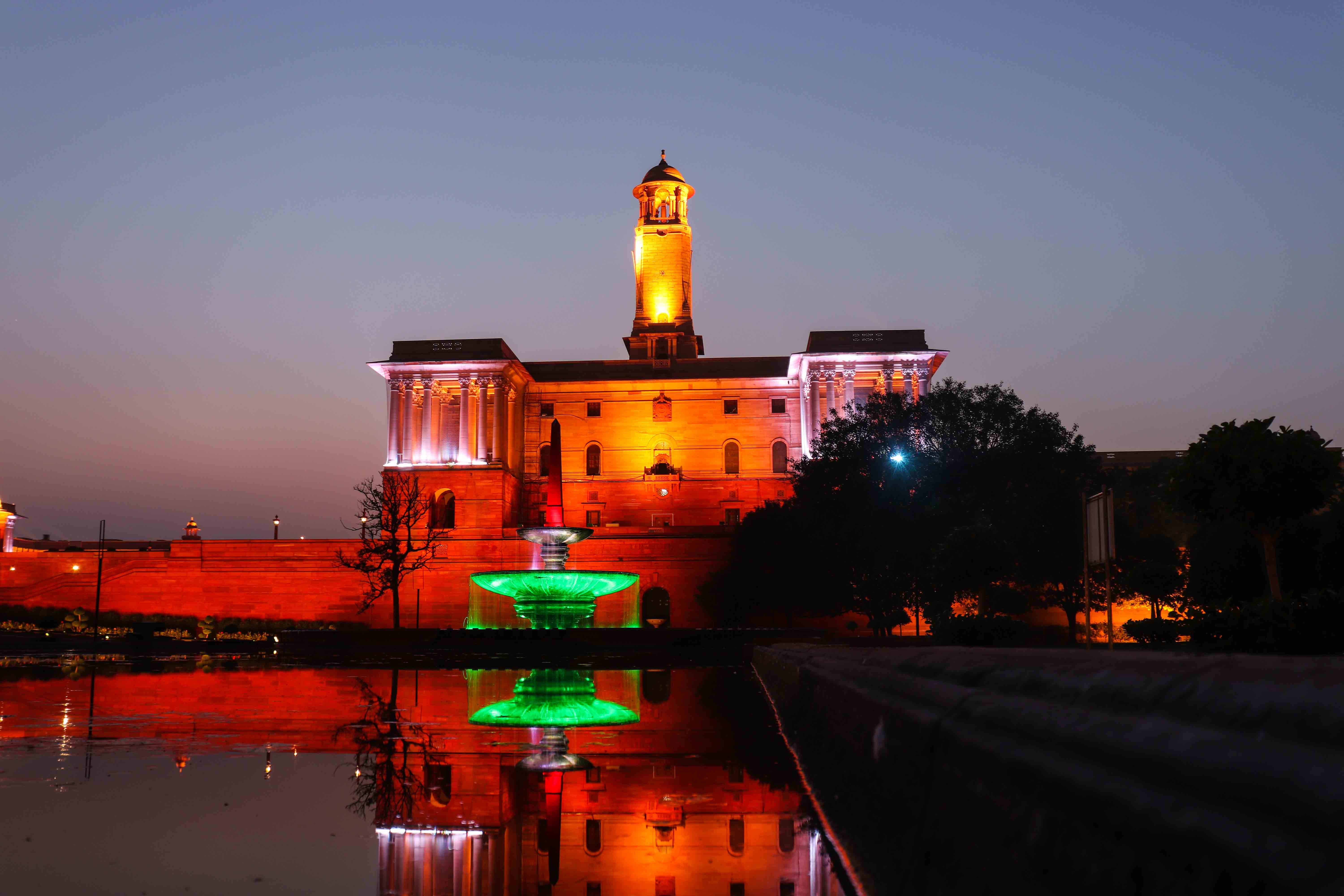 rashtrapati bahawan, new delhi, india, monuments, night-photography, delhi-monuments, long-exposure-photography